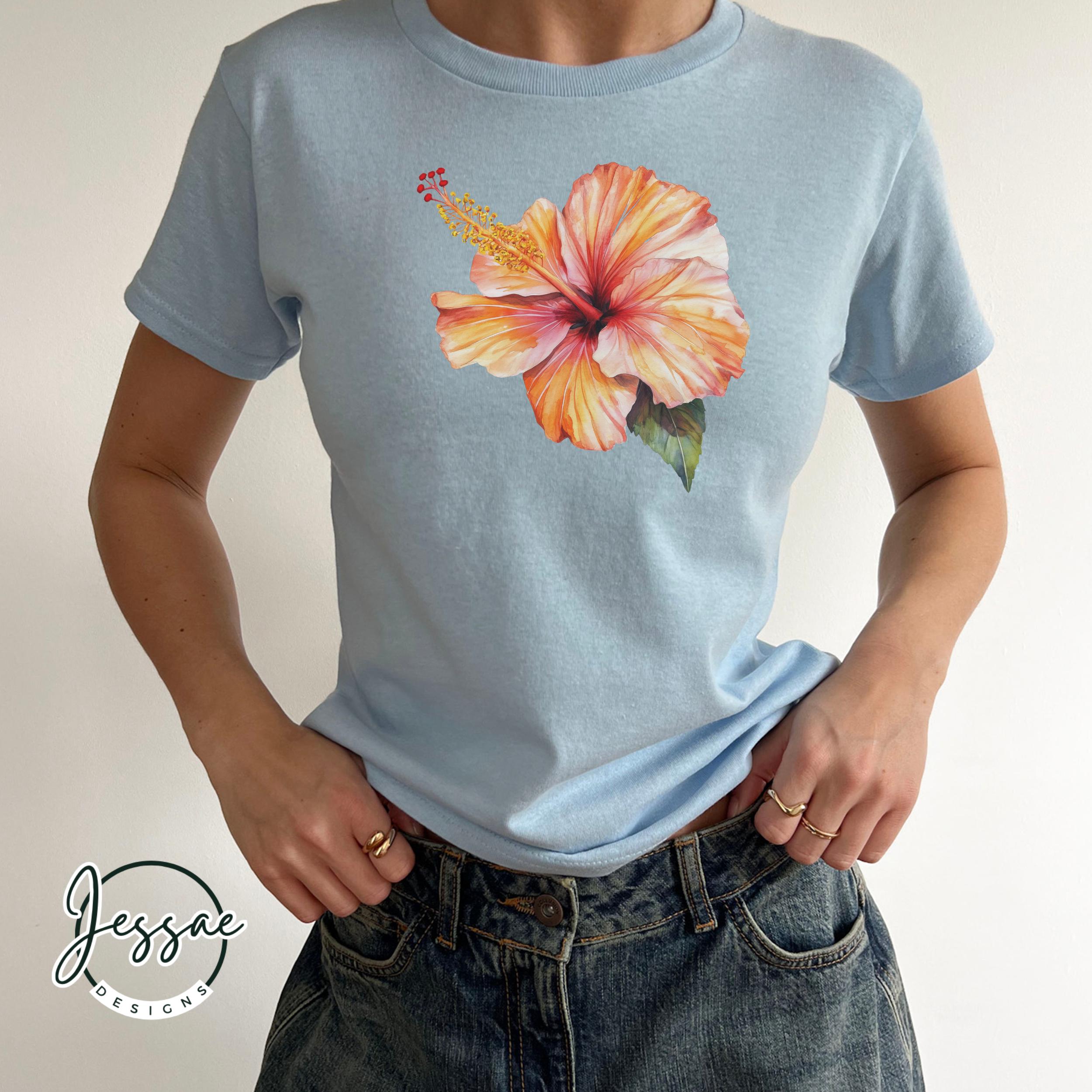 【hippiedippy】flower embo sk Deadstock Vintage Y2k Pochacco Hibiscus Flower Print | Depop