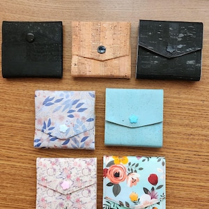 Cork Large Printed Sticky Note Holder