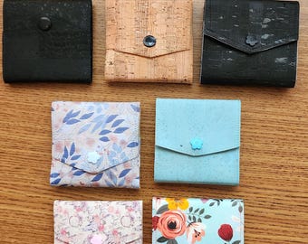 Cork Large Printed Sticky Note Holder