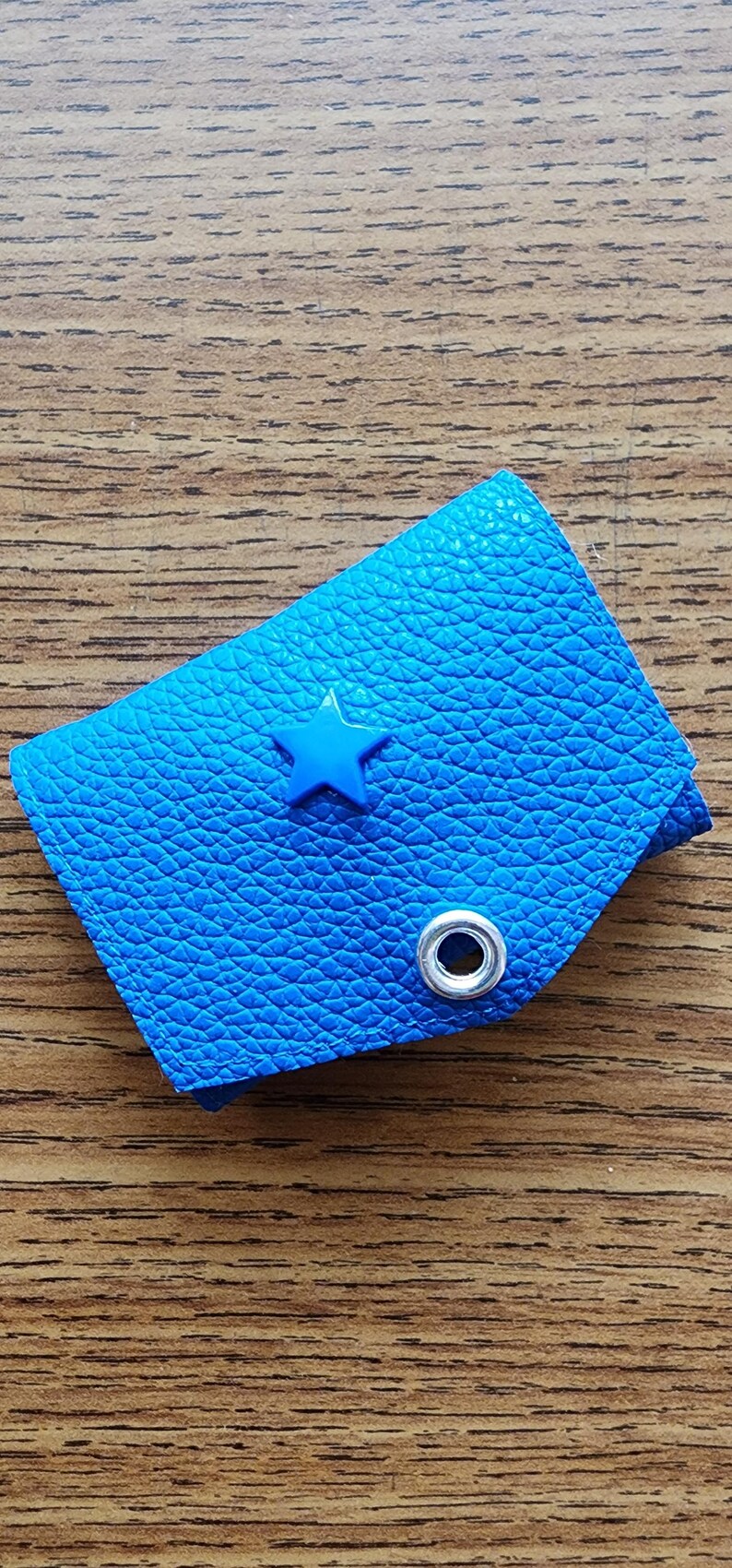 Blue Vinyl Collection - Mini Sticky Note Holder W/ Badge Reel - Etsy