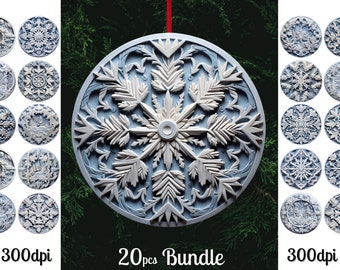 Può includere: Un set di 20 disegni di fiocchi di neve digitali stampabili in uno schema di colori blu e bianco. I disegni sono intricati e dettagliati, perfetti per creare artigianato o decorazioni natalizie. 300dpi.