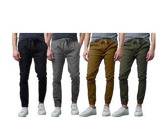 Twill joggers mens store