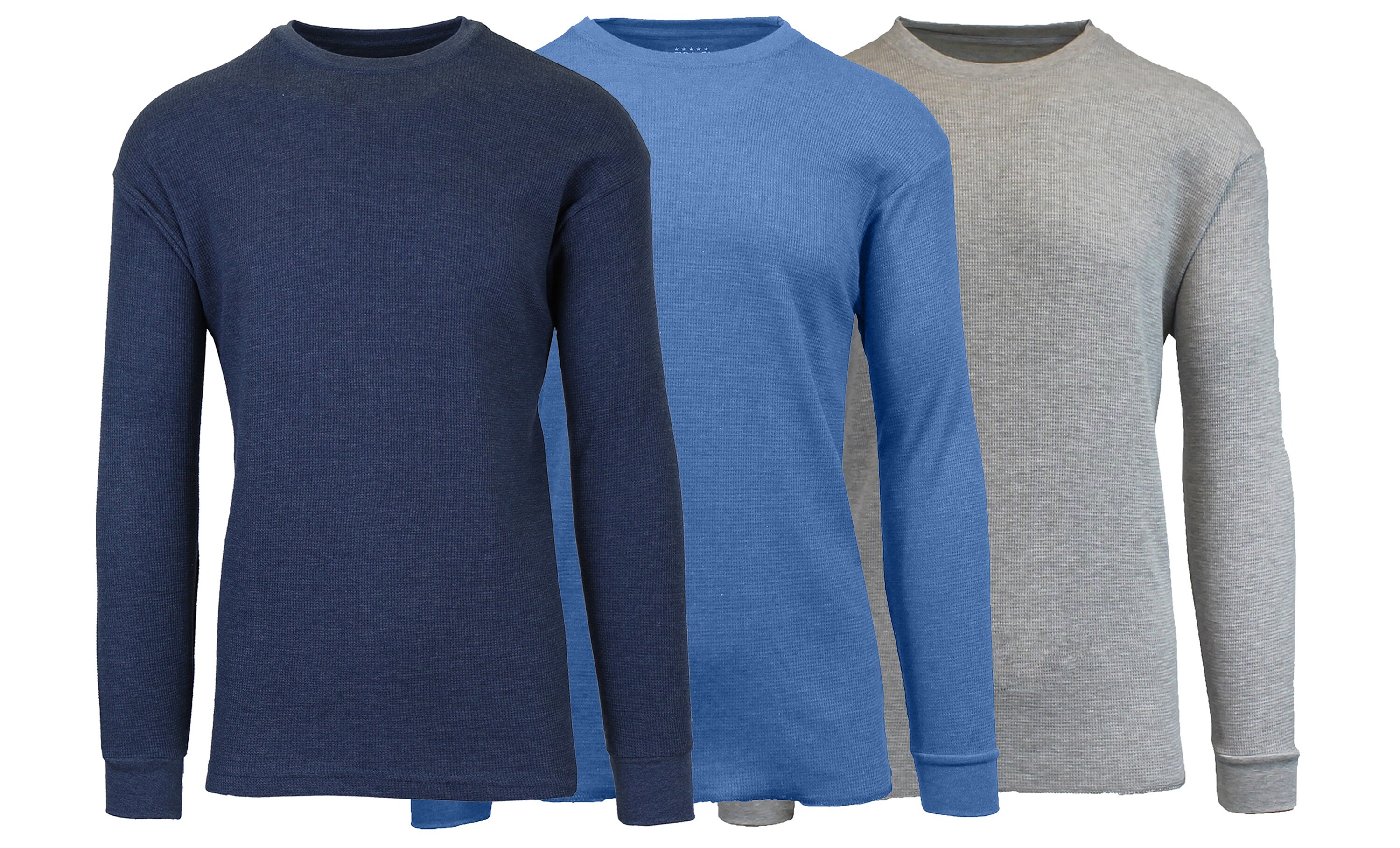 Men's 3-pack Long Sleeve Thermal Shirts - Etsy