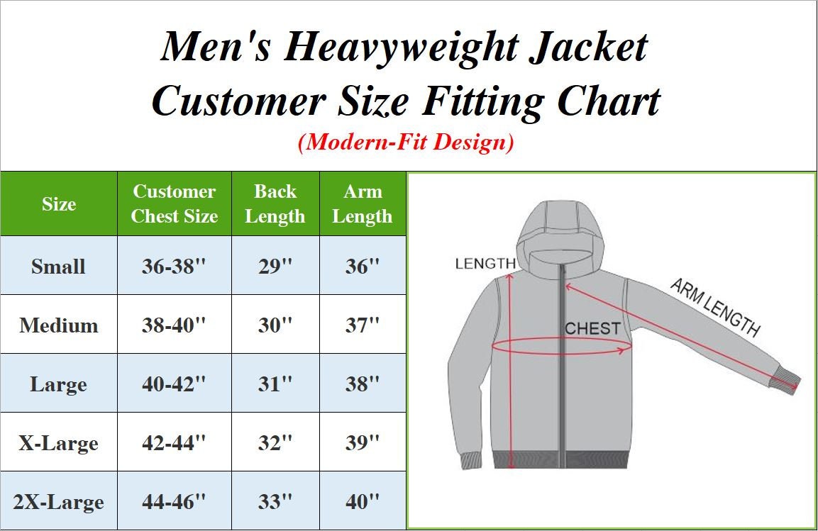 Men's Heavyweight Tech Puffer Jacket With Chest Pocket & - Etsy
