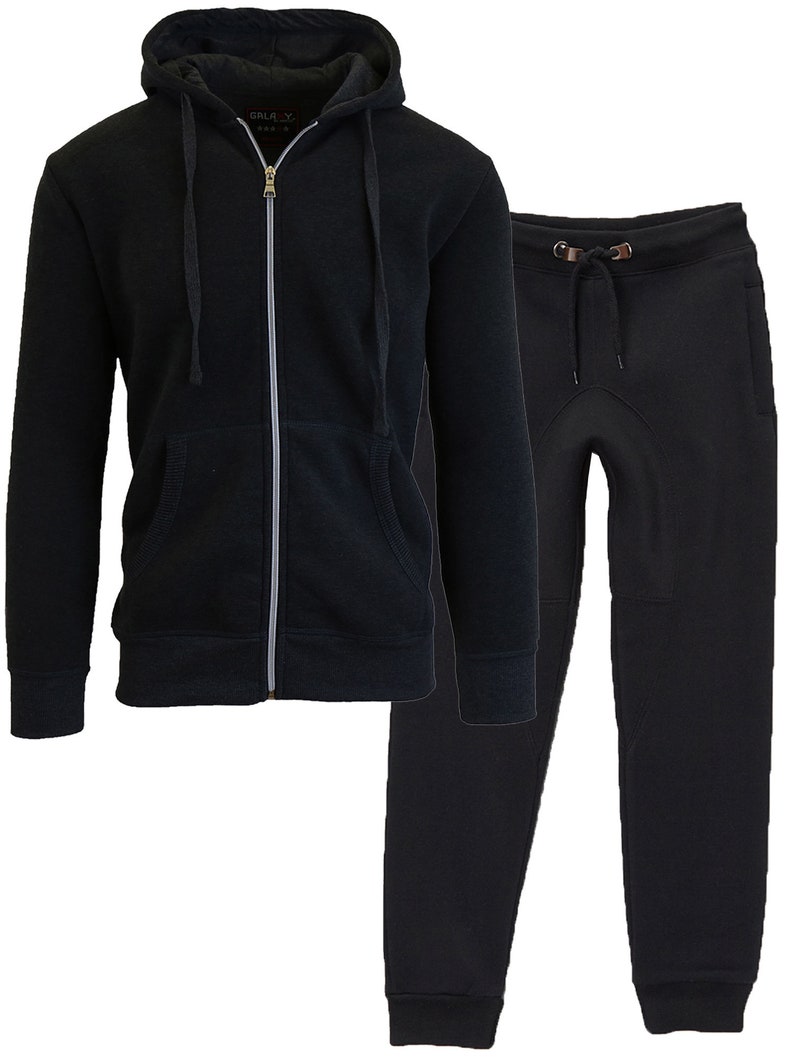 Boy's Fleecelined Hoodie & Jogger 2piece Set Etsy