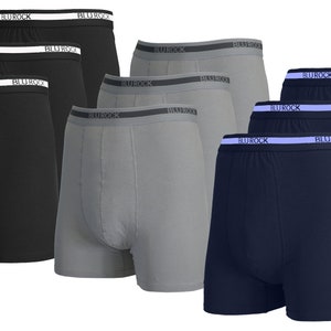 9-Pack Men's Stretch Cotton Boxer Briefs Sizes, S-2XL Color Set 1