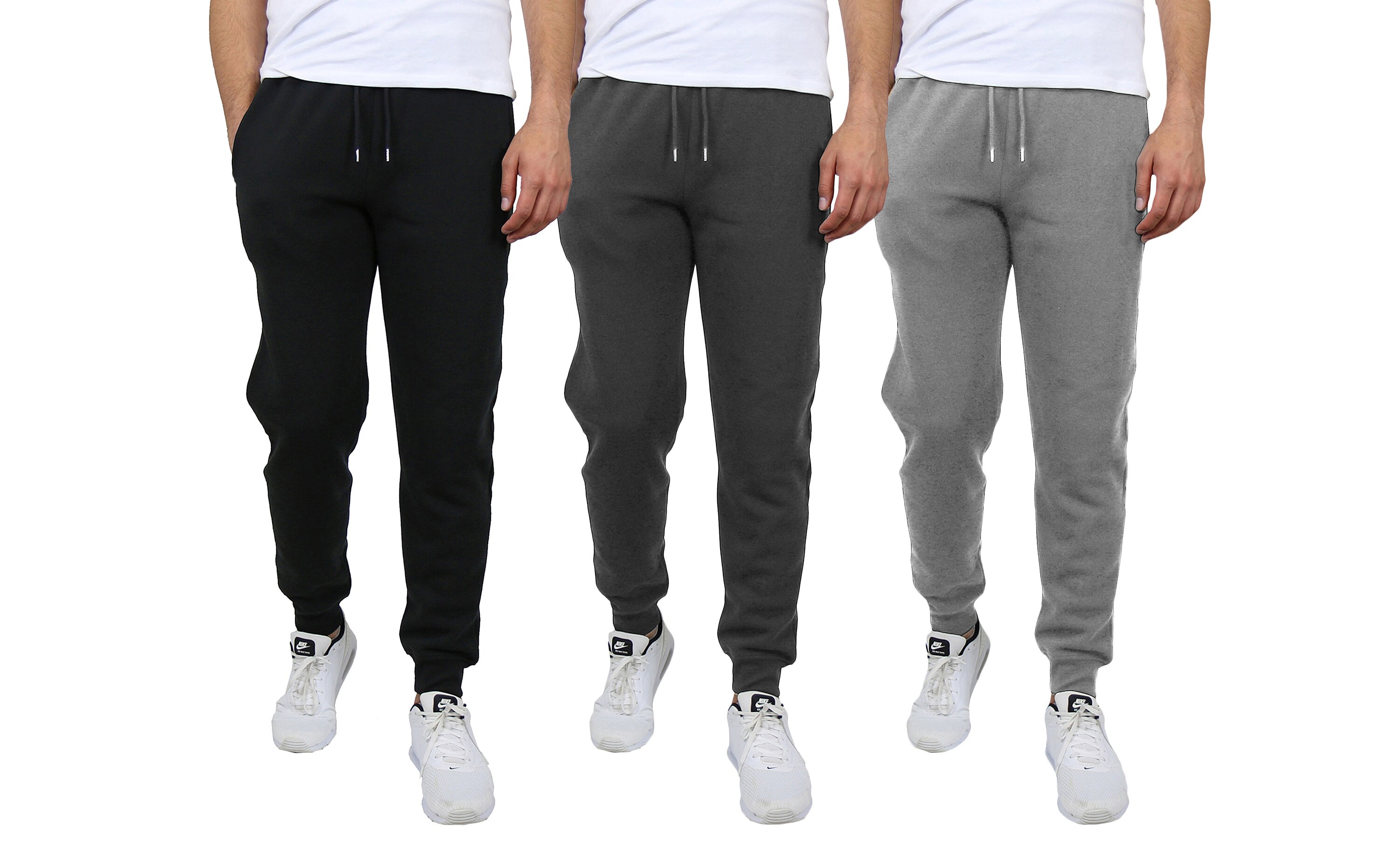 Men's 3pack Fleece Jogger Lounge Pants sizes, S3XL Etsy