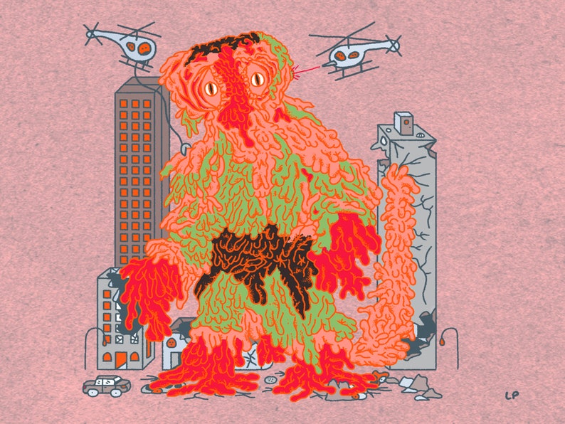 Hedorah Fan Art Etsy