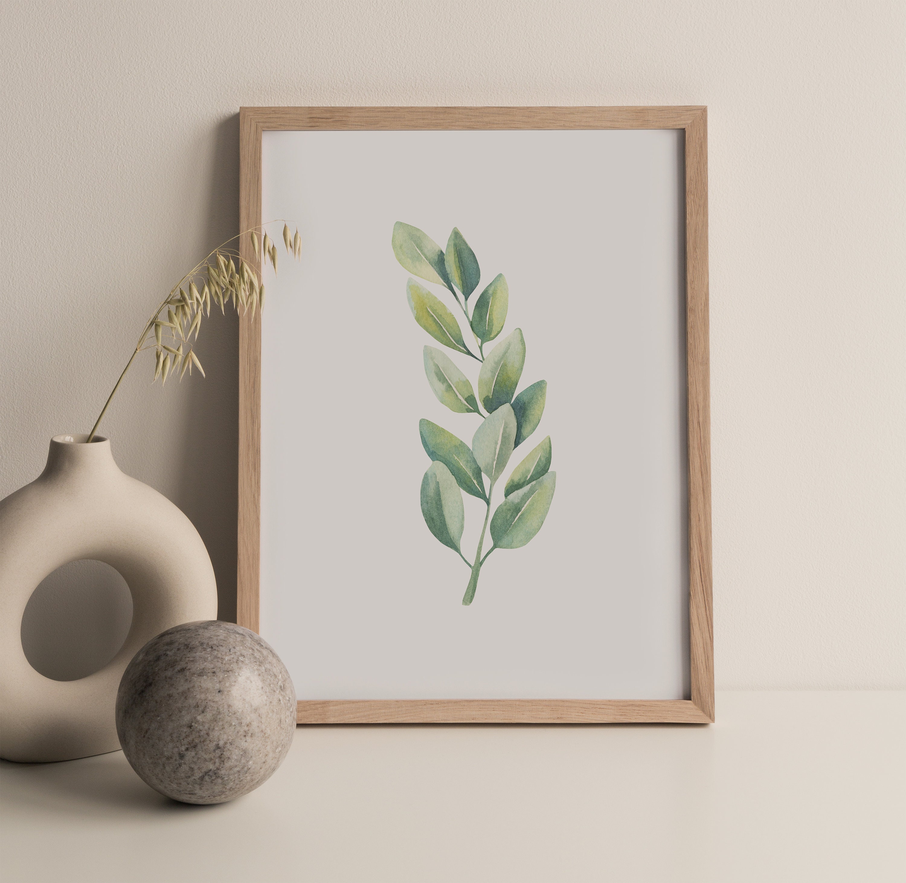 Set Of 3 Botanical Prints Botanical Art Print Modern Etsy