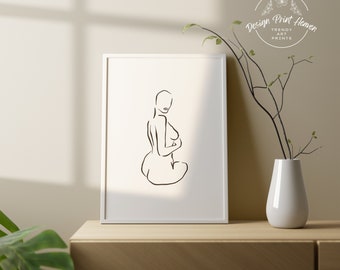 Women Nude Art Draw - Etsy