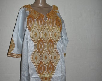 Vestido de brocado de Guinea • Estampados africanos • Vestido estampado • Vestido largo • Tallas grandes • ComfortaWear
