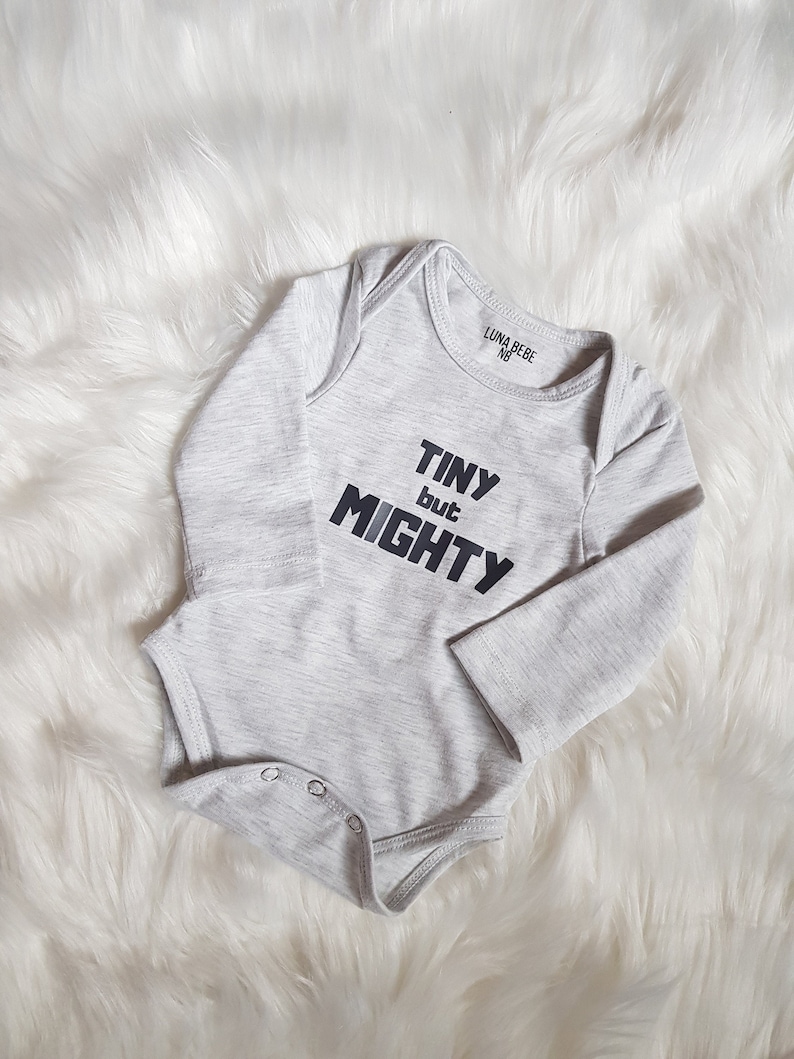Baby Survivor Coming Home Outfit Newborn Baby Outfit Baby Shower Gift Tiny But Mighty Bodysuit Long Sleeve Bodysuit