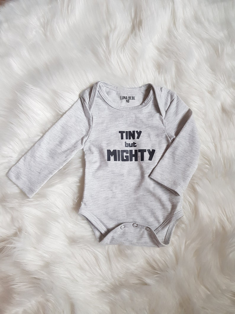 Baby Survivor Coming Home Outfit Newborn Baby Outfit Baby Shower Gift Tiny But Mighty Bodysuit Long Sleeve Bodysuit