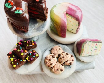 Miniature food miniature houses clay miniatures dollhouse miniatures doll food tiny food chocolate orange mini desserts food items. Mimiature Desserts : Miniature Desserts Etsy
