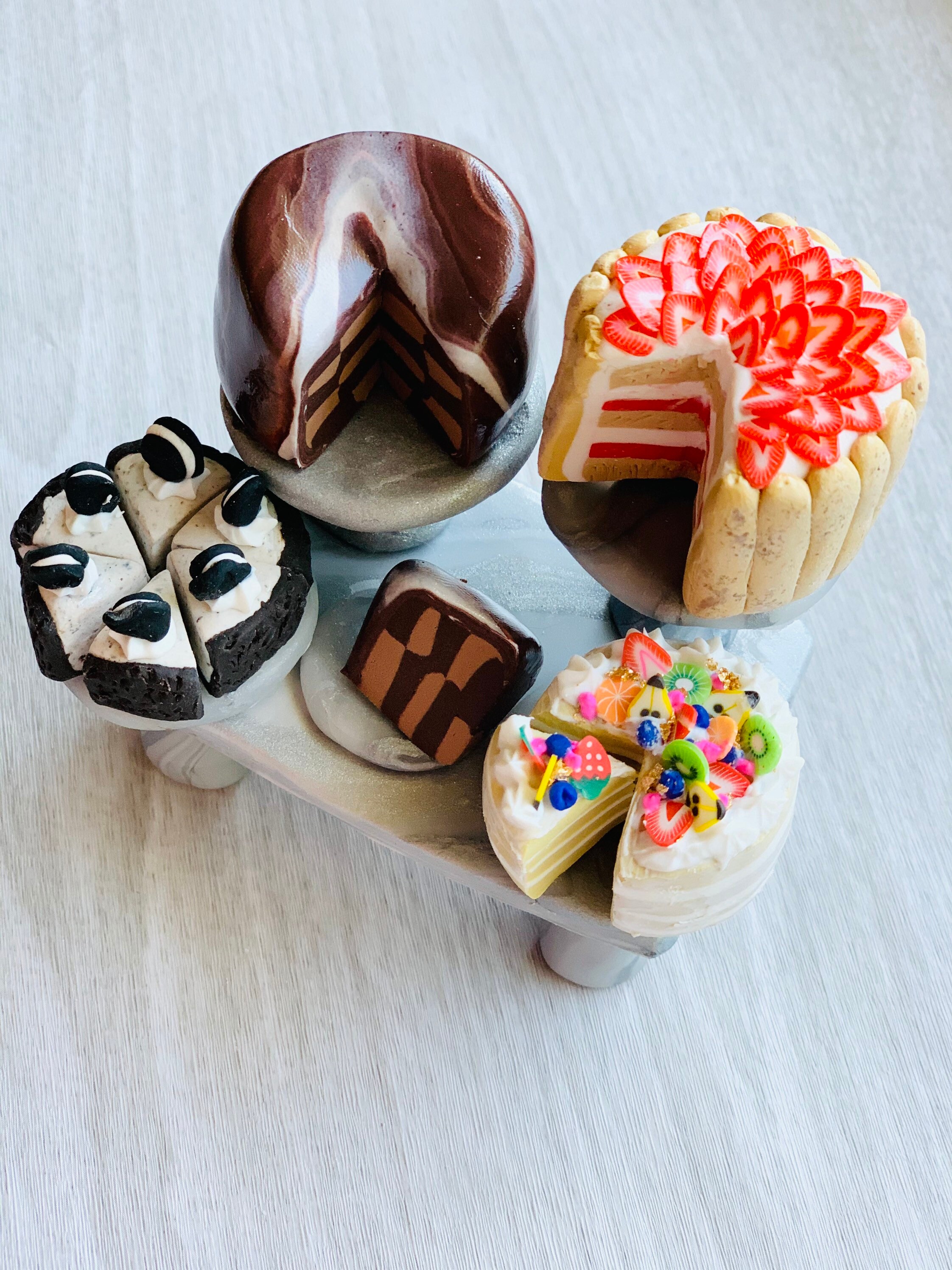 Miniature doll cakes READ DESCRIPTION Etsy