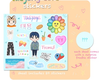 NCT 127 Taeyong Core Sticker Sheet