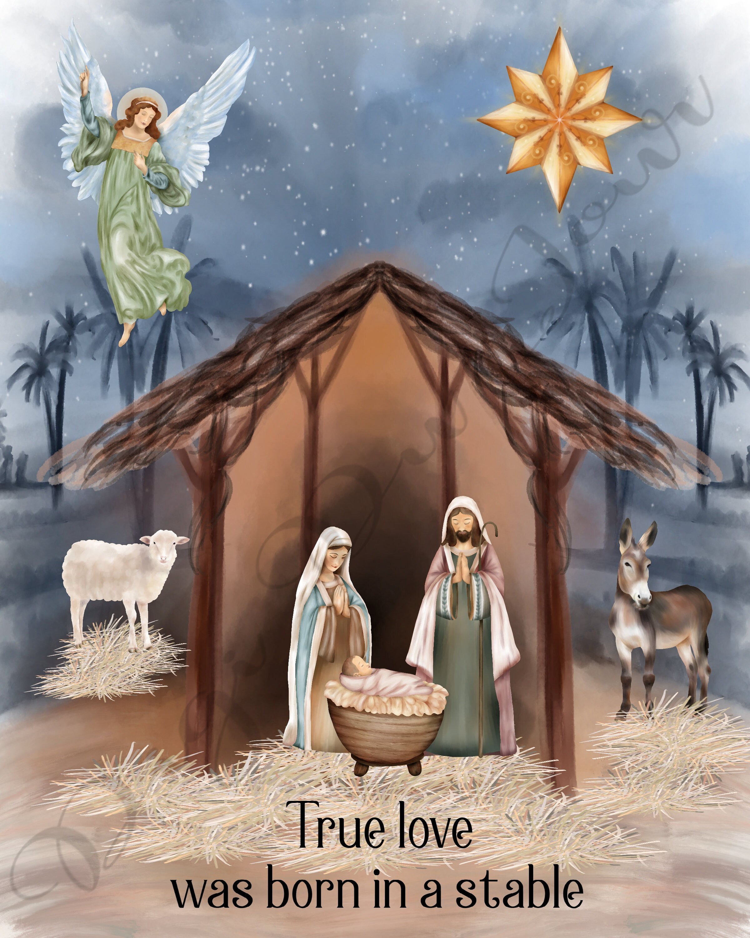 Christmas Printable, Instant Printable, Digital Download, Home Wall ...