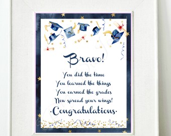 Graduation Quote Art | Etsy
