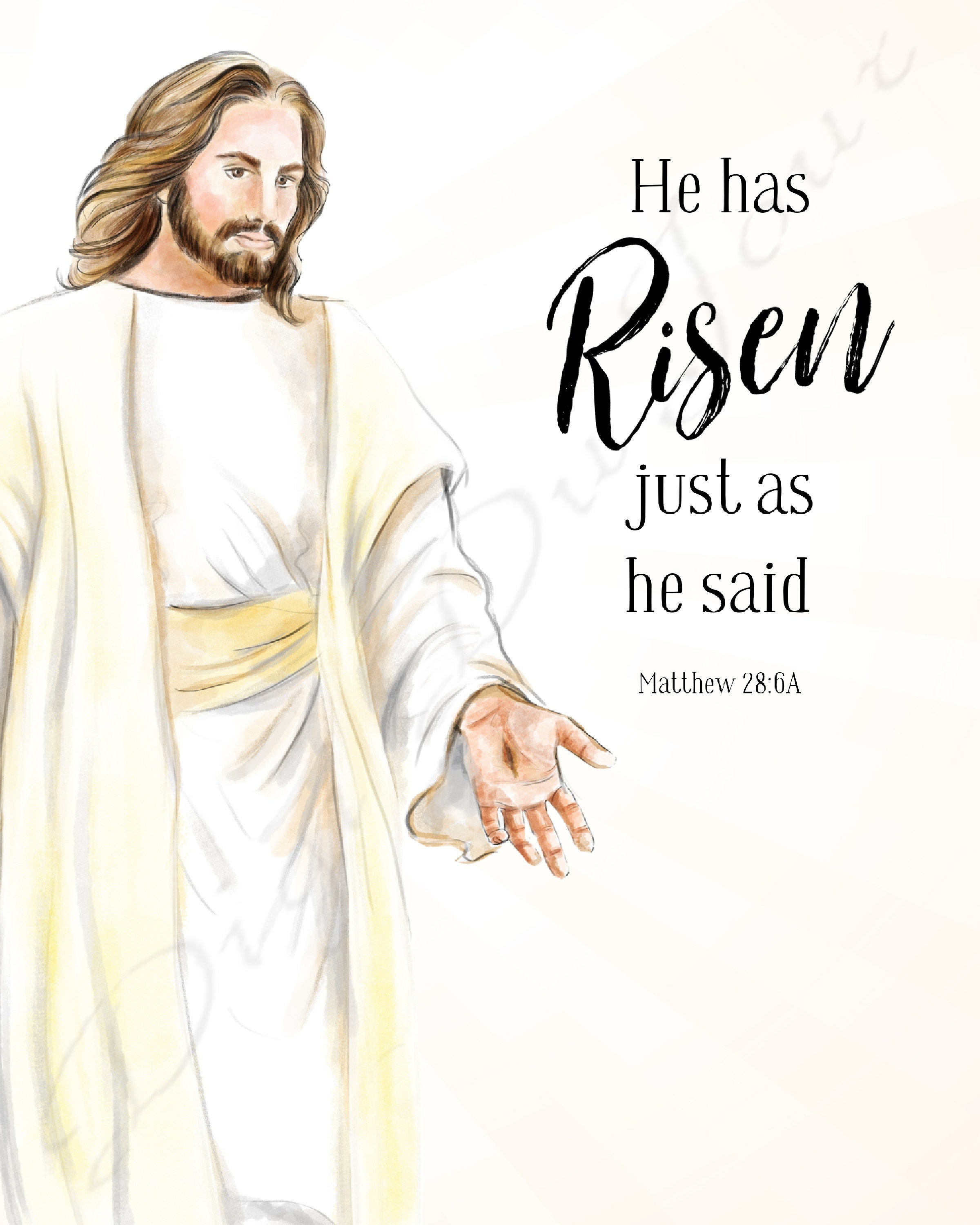 Easter Printable Jesus Printable Resurrection Cross - Etsy