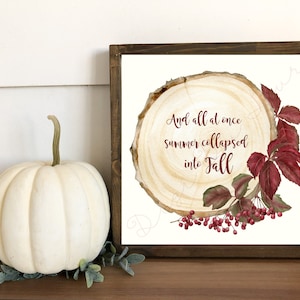 Fall printable, Farmhouse printables, Farmhouse signs, Modern Farmhouse printables, Farm style printables, printable gifts, printable quote