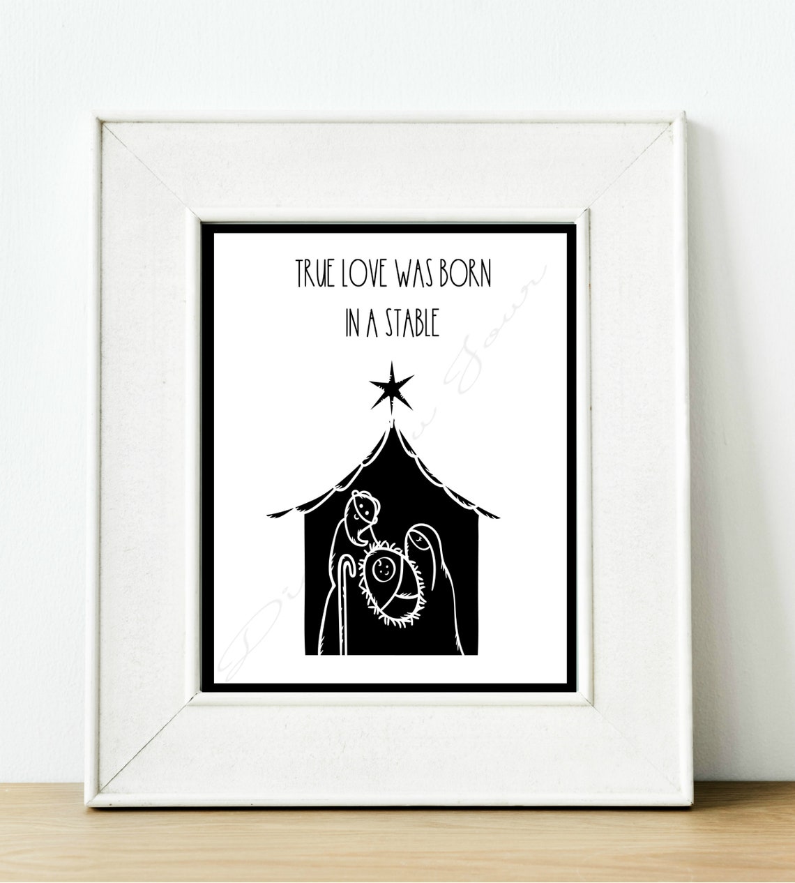 Christmas Printable, Instant Printable, Digital Download, Home Wall ...