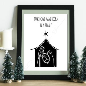 Christmas Printable, Instant Printable, Digital Download, Home Wall ...