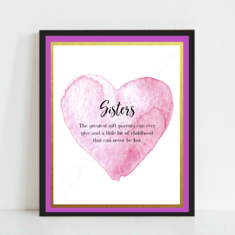 Sisters Printable Family Printable Sibling Printable Etsy Sisters Printable Family Printable Sibling Printable Etsy