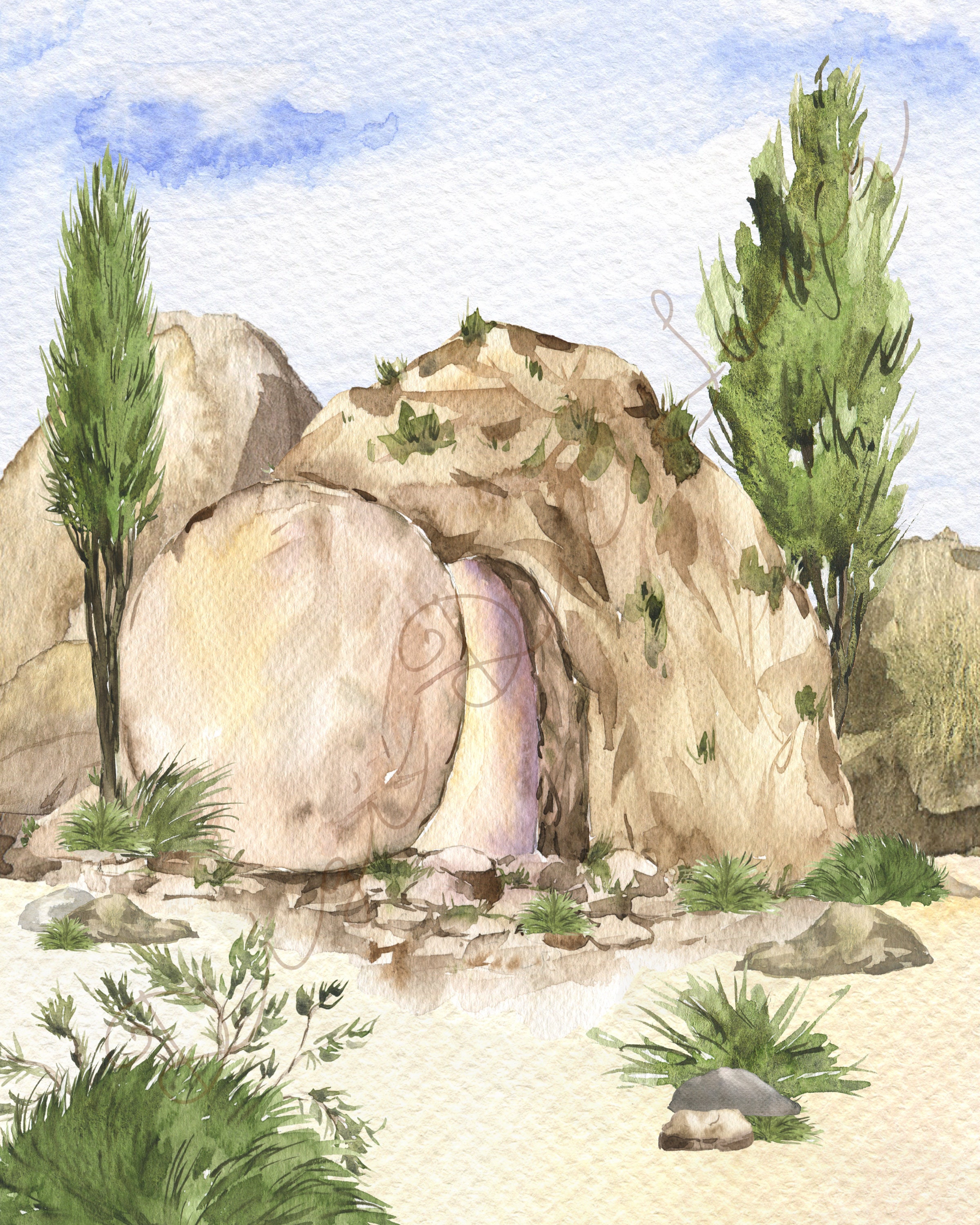 Easter Printable, Empty Tomb Printable, Resurrection, Tomb Printable ...