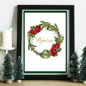 Christmas Printable, Instant Printable, Digital Download, Home Wall ...