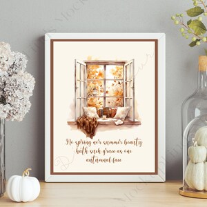 FALL window printable, Fall Decor, Fall Farmhouse, Autumn Decor, Fall printable, Thanksgiving, Autumn, Fall Farmhouse, Autumn Farmhouse