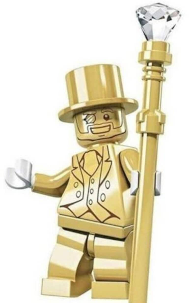 Série 10 M. Gold figurine personnalisée. Compatible avec Lego Etsy