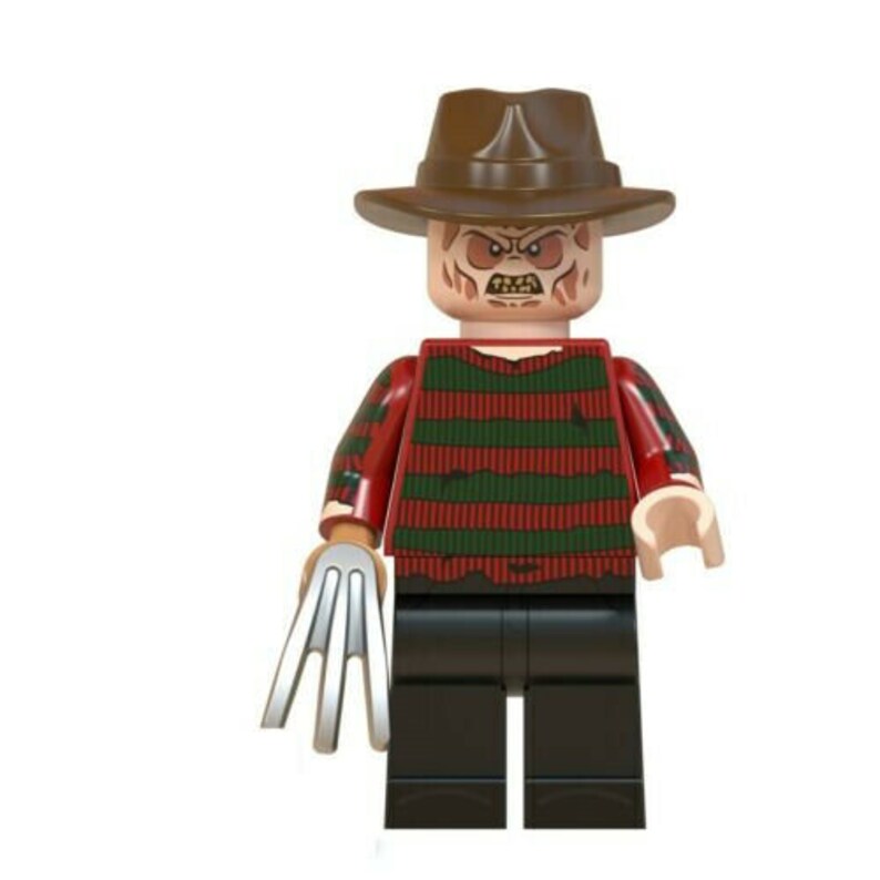 Freddy Krueger un incubo su Elm Street 80s Moc lego Minifigure Etsy