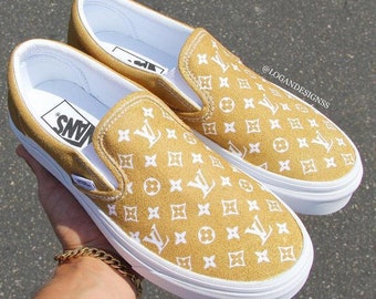 yellow louis vuitton vans