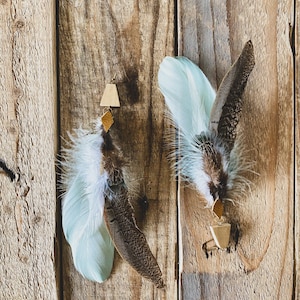 Boucles d&#39;oreilles longues plumes,Boucles d&#39;oreilles hippie,Bijoux de festival,Boucles d&#39;oreilles bohèmes,Bijoux de festival bohèmes,Boucles d&#39;oreilles plumes,Bijoux plumes,Plume naturelle