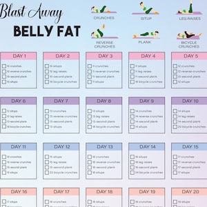 Lose belly fat in 30 days workout hot sale