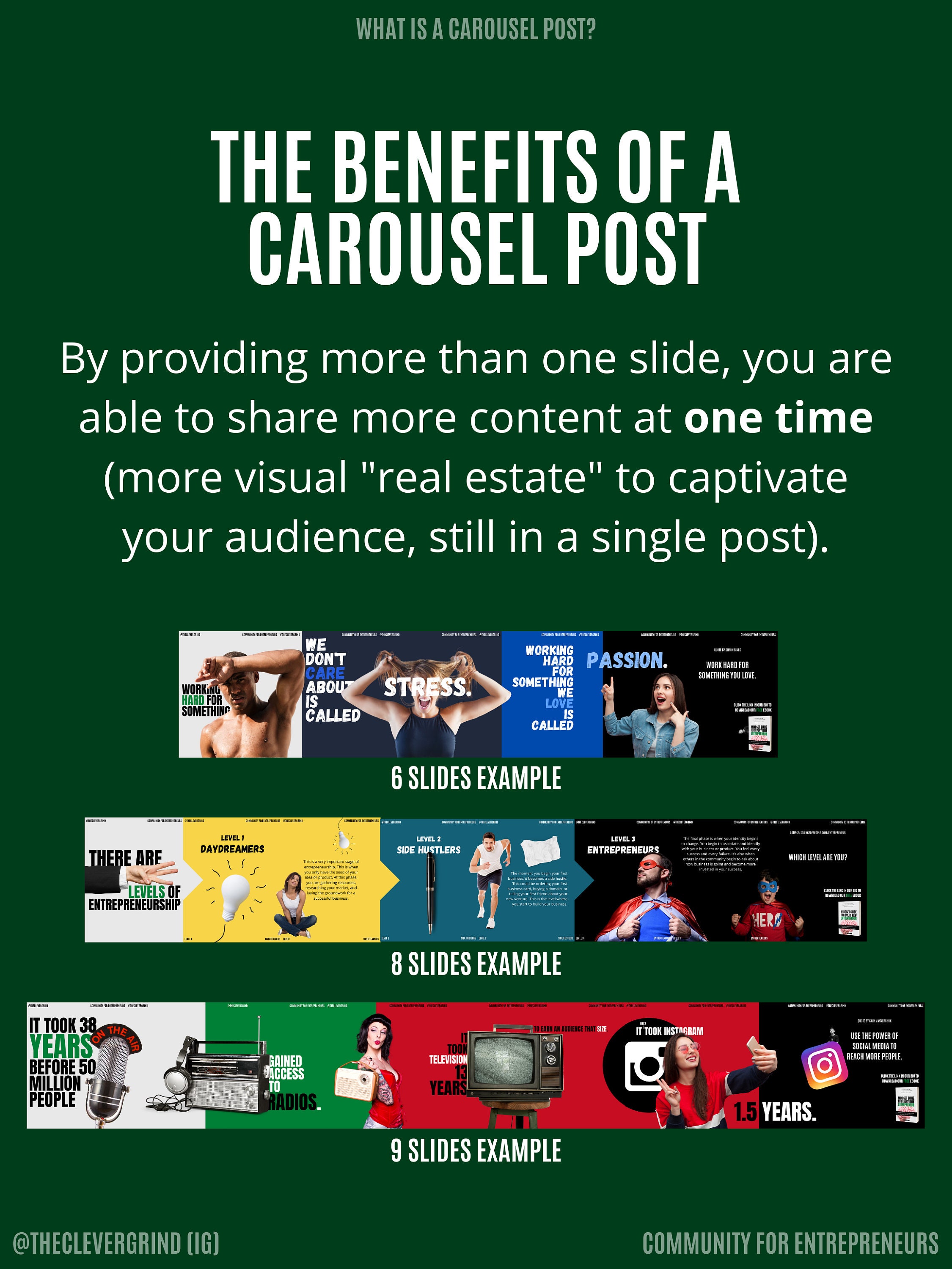 How to Make Beautiful Carousel Posts From Scratch (100-page Ebook) - Etsy