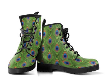peacocks leopard print boots