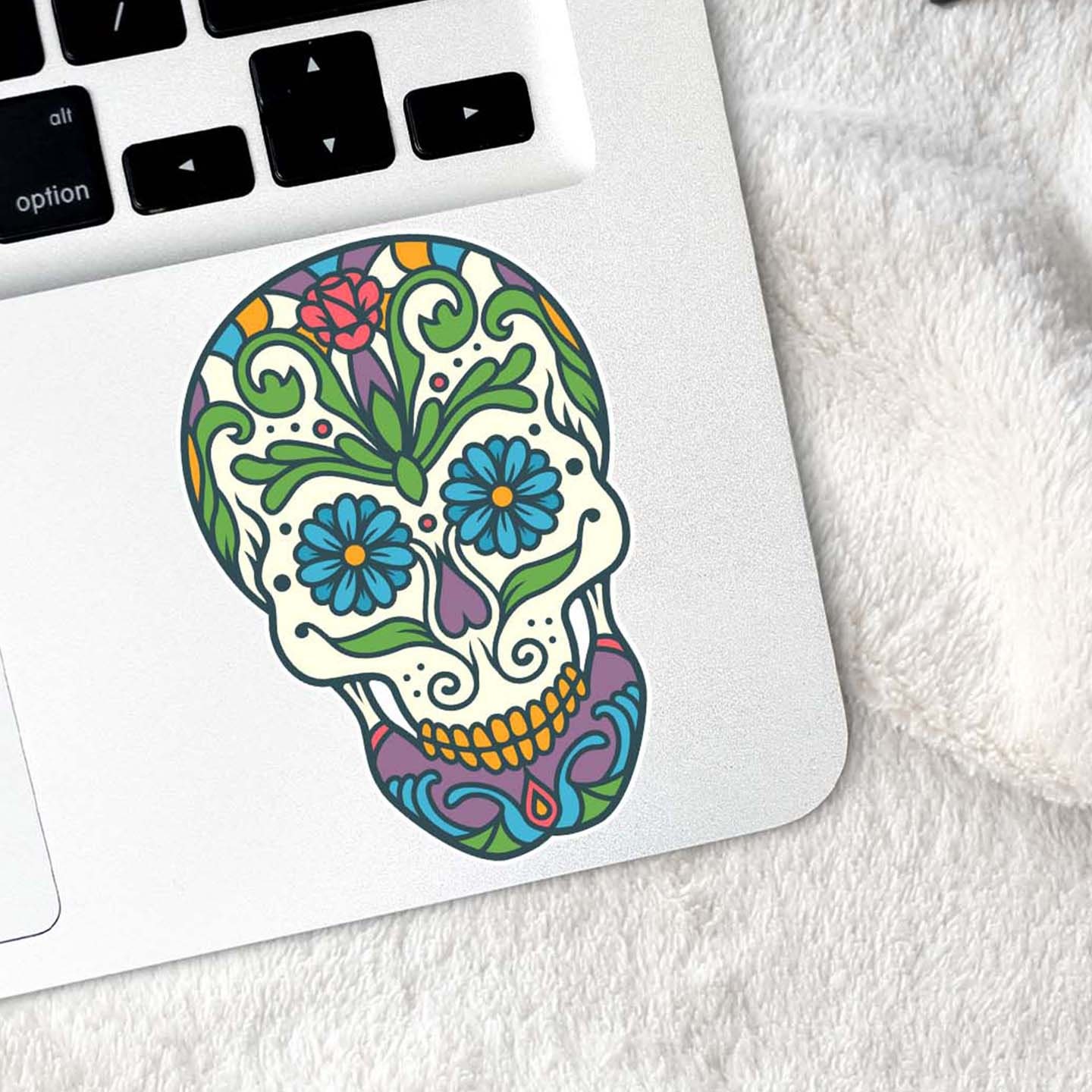 Stickers Autocollants PC portable Skull