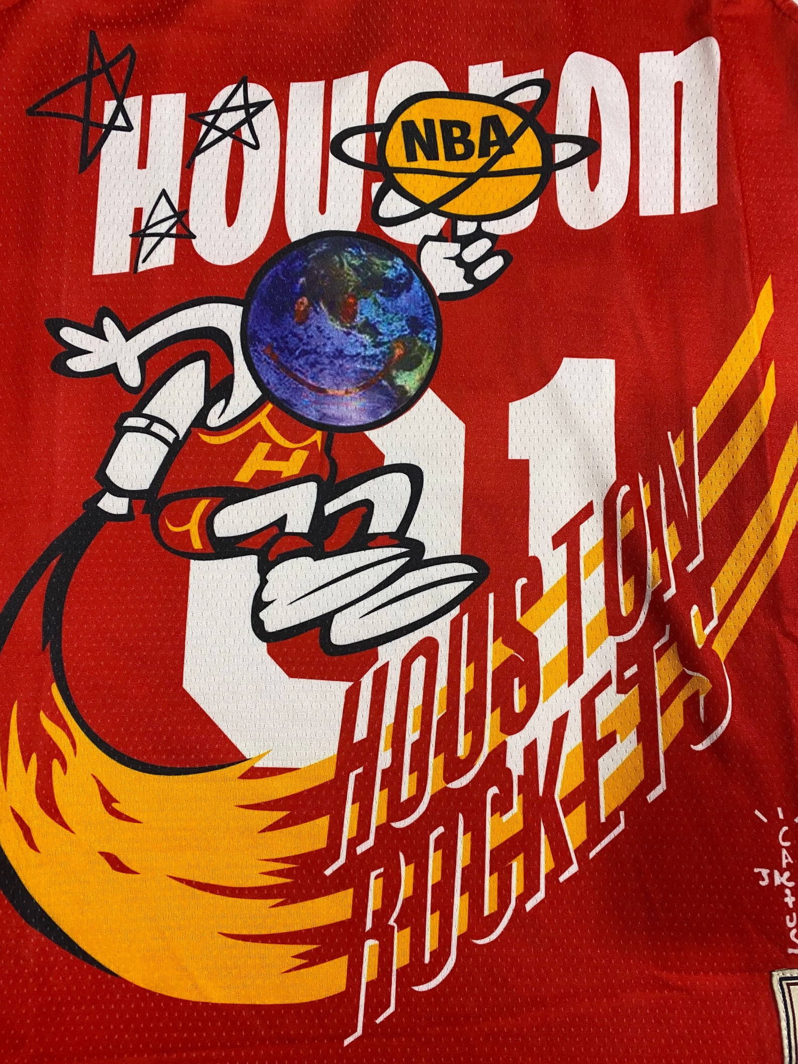 Travis Scott nba astroworld inspired basketball Jersey/yeezy | Etsy