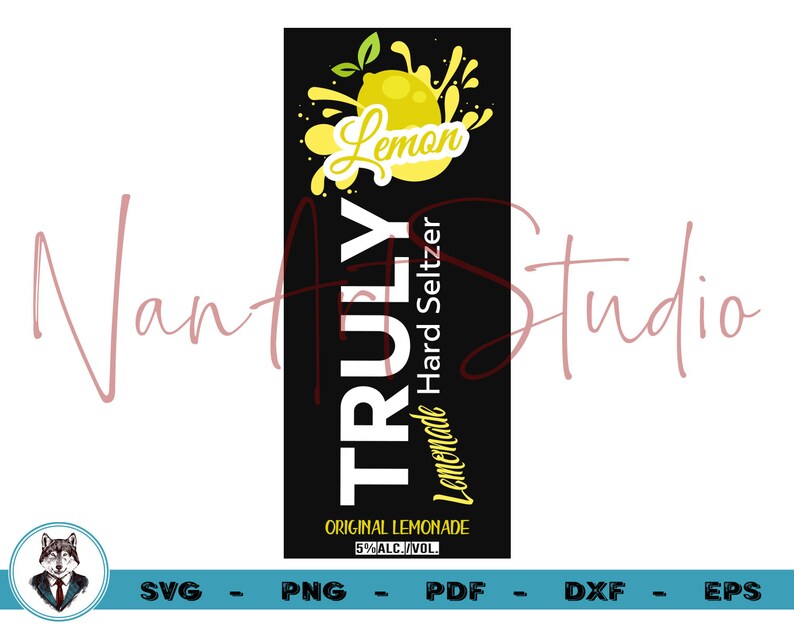 Truly Lemonade Hard Seltzer Svg Orange Lemon Strawberry | Etsy