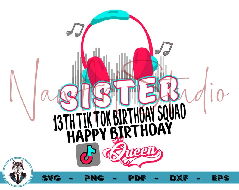 Download Musical Birthday Girl Iron on Svg Party T-shirt Party ...
