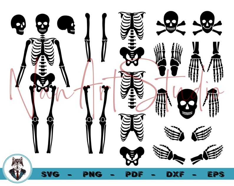 Skeleton Svg Halloween Costume Svg Svg Files for Cricut | Etsy