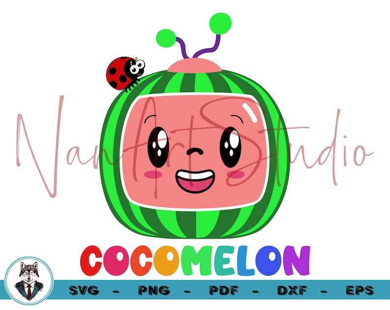 Cocomelon Watermelon Clipart