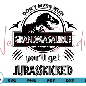 Download Don T Mess With Mamasaurus You Ll Get Jurasskicked Etsy