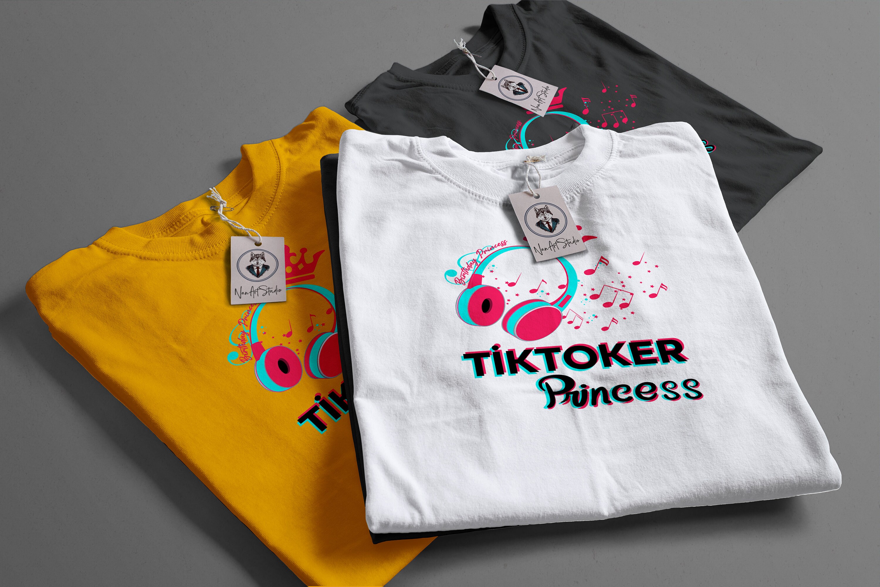Download TikToker Princess Svg Birthday Squad Svg TikTok Silhouette ...