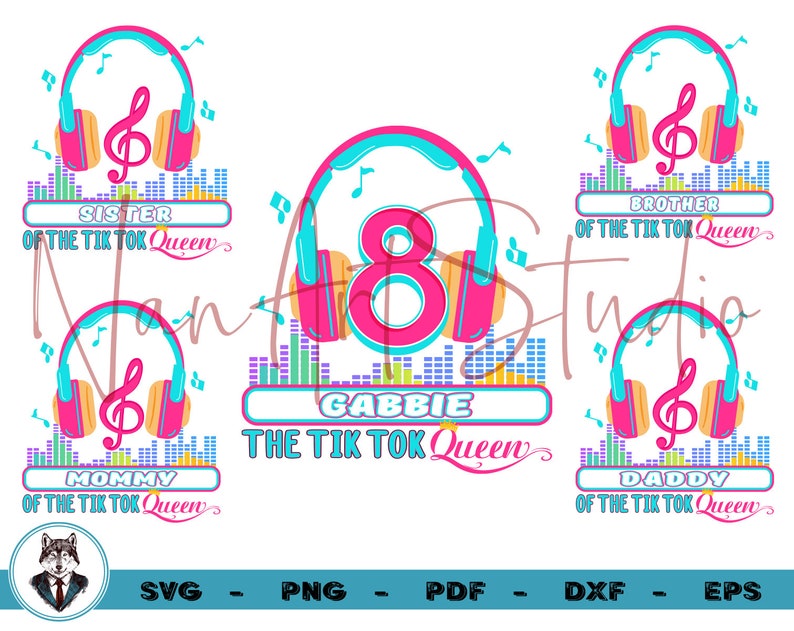 Download Musical Birthday Girl Iron on Svg Party T-shirt Party ...