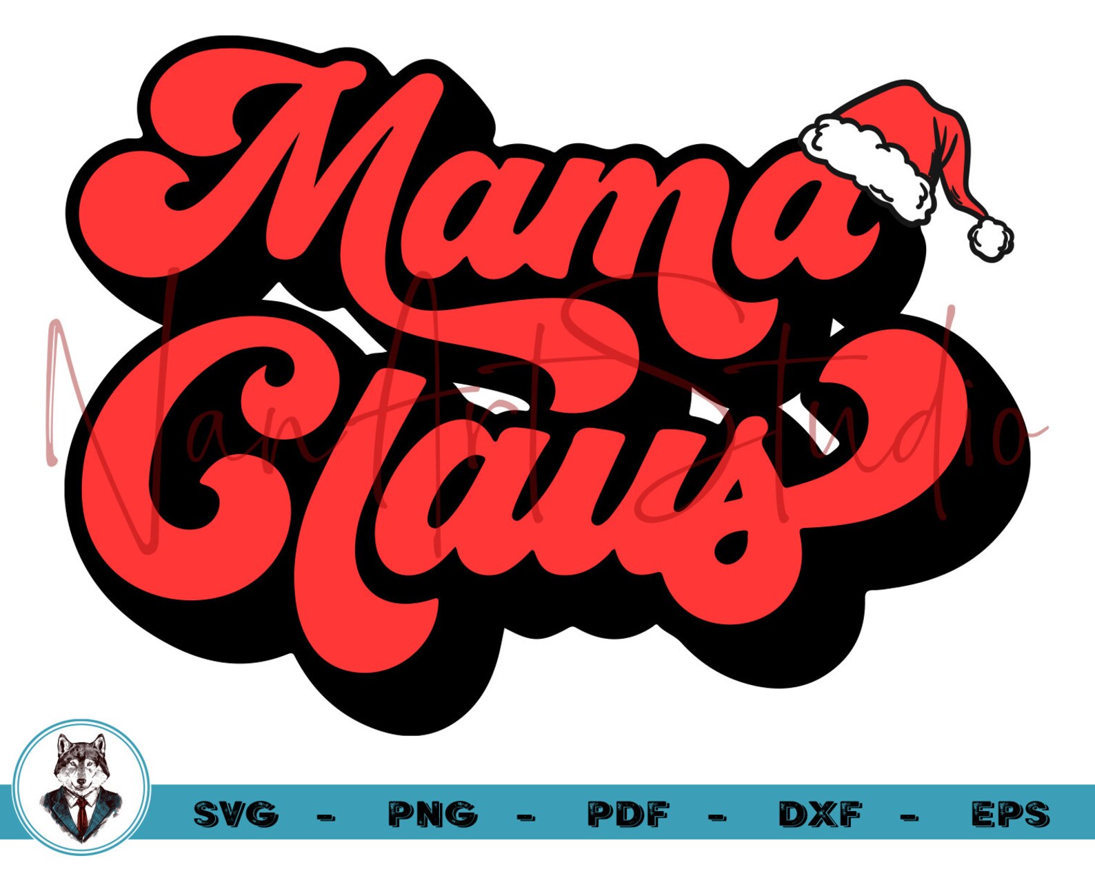Mama Claus Svg A09
