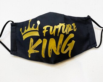 Máscara infantil future king - Royal Gems Collection