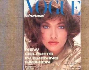 Vintage Vogue Magazine October 1985
