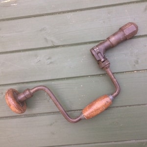 Antique Brace Drill Made By Chapman Of Sheffield England